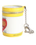 Dolce & Gabbana Amore Leather Yellow Bag Charm Coin Case Keychain Keyring